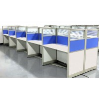 辦公桌電腦桌屏風隔斷一對一培訓(xùn)桌課桌椅職員工位