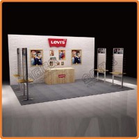 出國展覽展會布展展架，輕便重復使用背景架，折疊式背景板